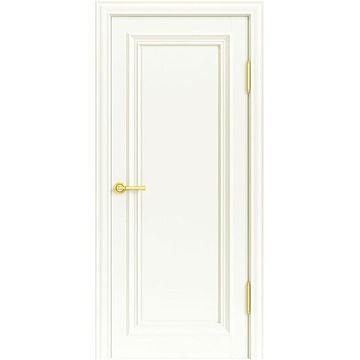 Межкомнатная дверь экошпон 81001 дарк вайт глухая