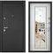 Входная дверь Super Omega 100 чёрный муар металлик SO-KB-5 КТ белый с зеркалом