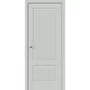 Фото межкомнатной двери эмалит Прима-12.7 grey matt глухая