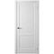 Межкомнатная дверь экошпон Нова 3 ясень белый глухая