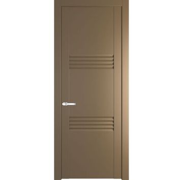 Межкомнатная дверь 1.3P перламутр золото глухая