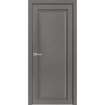 Межкомнатная дверь экошпон 82001 лофт тёмный глухая