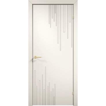 Межкомнатная дверь эмаль Дверцов Тиволи 1 RAL 9010 глухая