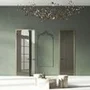 Межкомнатная алюминиевая дверь Loft 18 стекло прозрачное бесцветное