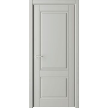 Межкомнатной двери эмаль Классика 2 серая глухая