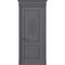 Межкомнатная дверь массив дуба Viporte Флоренция Декор графит глухая
