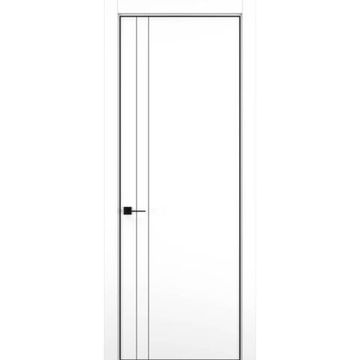 Межкомнатная дверь керамик MN 4 снежный глухая