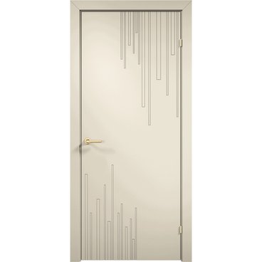 Межкомнатная дверь эмаль Дверцов Тиволи 1 RAL 1013 глухая