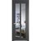 Межкомнатная дверь 1.7.2PD графит остеклённая