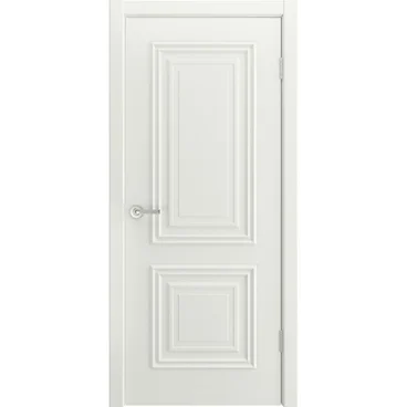 Межкомнатная дверь эмаль Турин 2 белая RAL 9010 глухая