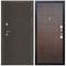 Входная дверь Галеон 2 антик тёмное серебро панель ПВХ эко венге