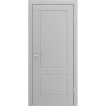 Межкомнатная дверь Патриция светло-серая эмаль глухая