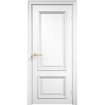 Межкомнатная дверь эмаль Дверцов Болонья 2 RAL 9003 глухая