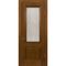Межкомнатная дверь шпон Прага ШП медовый дуб остеклённая