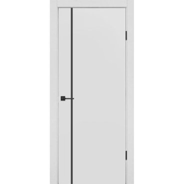 Межкомнатная дверь экошпон ДП-46.11 white silk глухая