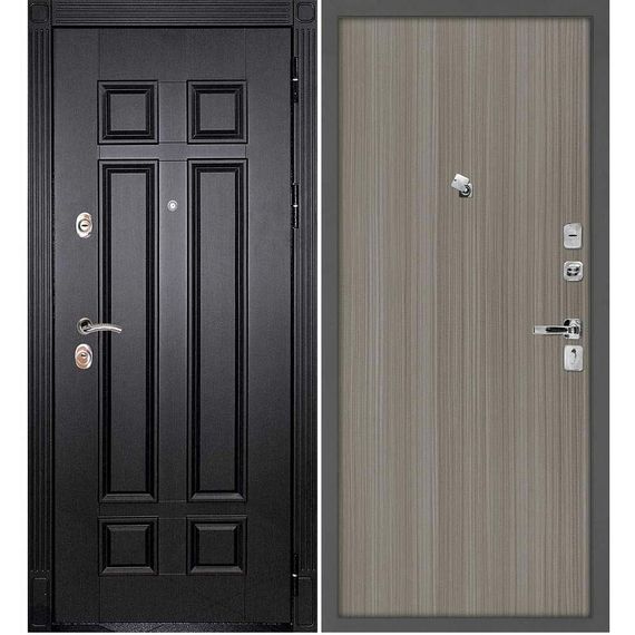 Входная дверь Гера 2 венге панель гладкая эвкалипт португальский