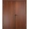 Дверь противопожарная деревянная двупольная ПВХ EI30 итальянский орех