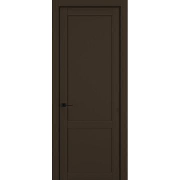Межкомнатная дверь керамик FL 5 коричневый глухая