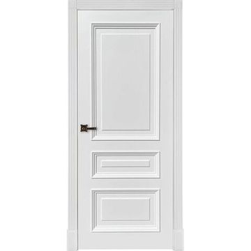 Межкомнатная дверь эмаль Кардинал 12 белая глухая