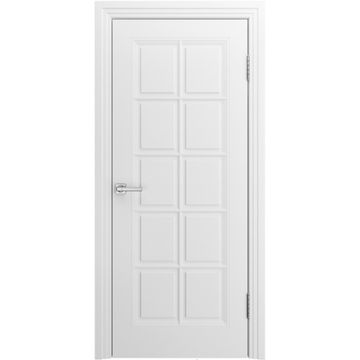 Межкомнатная дверь эмаль Прованс 10 белая глухая