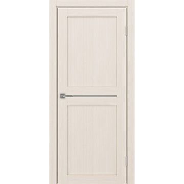 Межкомнатная дверь экошпон Турин 520.121 ясень перламутровый остеклённая