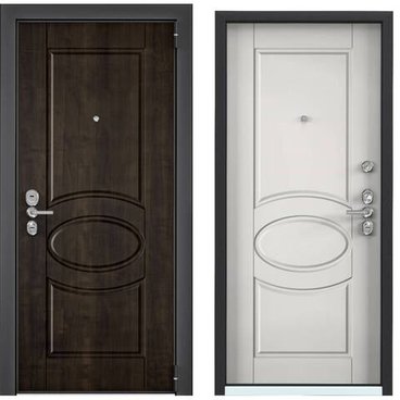 Входная дверь Ultimatum Next NC-3 дуб морёный NC-3 милк матовый