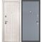 Входная дверь Гера 2 дуб филадельфия крем панель гладкая серая