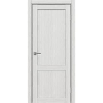 Межкомнатная дверь экошпон Турин 502.11 ясень серебристый глухая