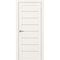 Межкомнатная дверь экошпон Турин 508.12 бежевый остеклённая