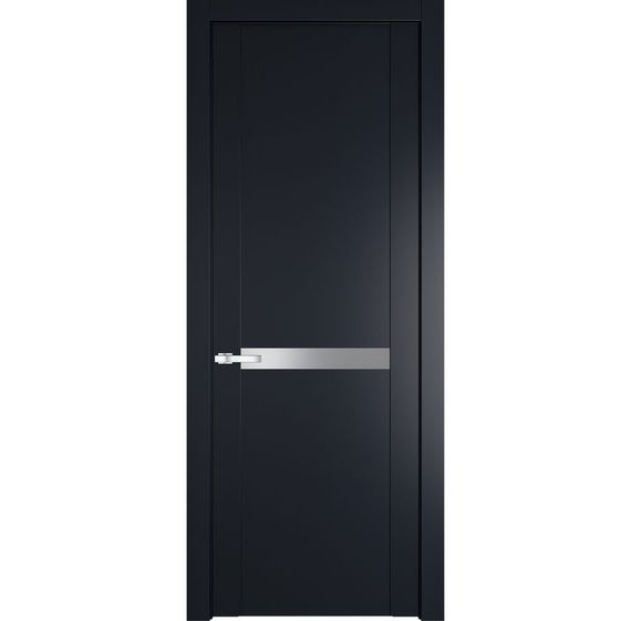 Межкомнатная дверь 1.4P нэви блу остеклённая