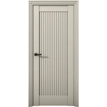 Межкомнатная дверь Никель 1 силк грей глухая