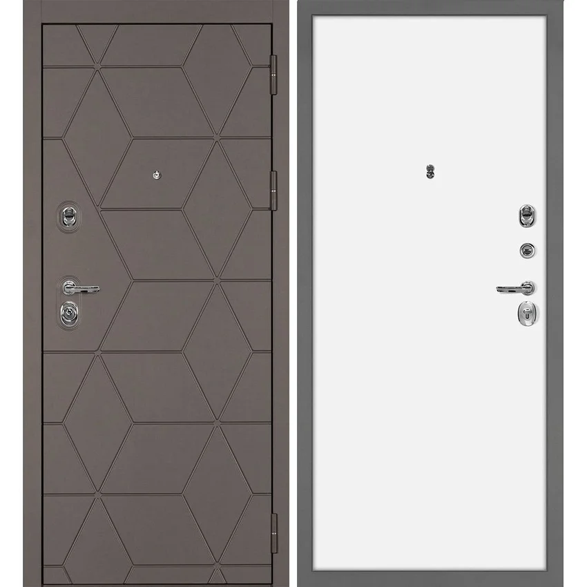 Входная дверь Тетра-181 панель гладкая белая