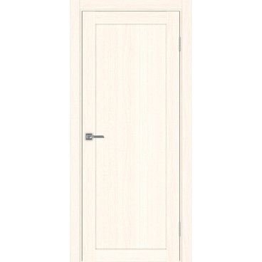 Межкомнатная дверь экошпон Турин 501.1 ясень светлый глухая