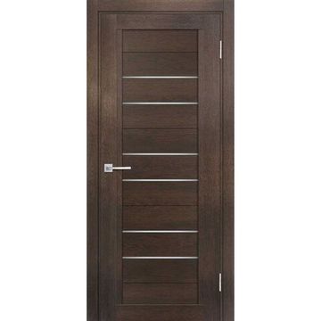 Межкомнатная дверь экошпон Мариам Техно-806 фреско стекло сатинат белый