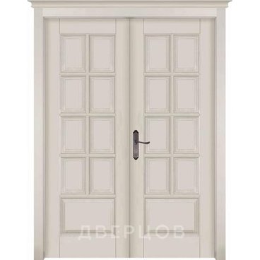 Лондон 1 эмаль слоновая кость распашная двустворчатая глухая