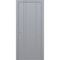 Межкомнатная дверь эмаль Ofram Линнея 12 серая глухая