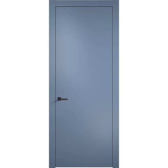 Фото межкомнатной двери эмаль Дверцов Мона RAL 5040 глухая