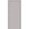 Фото межкомнатной двери эмаль Текона Смальта-Лайн 01 агат RAL 7044 глухая