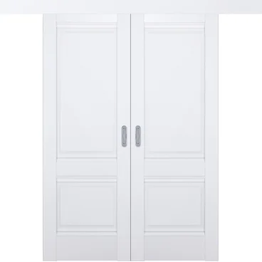 Раздвижная двустворчатая дверь Кобальт 11.1 аляска глухая