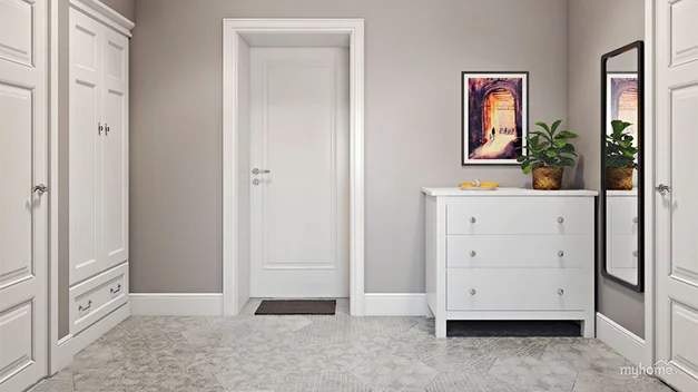 Белые двери в интерьере