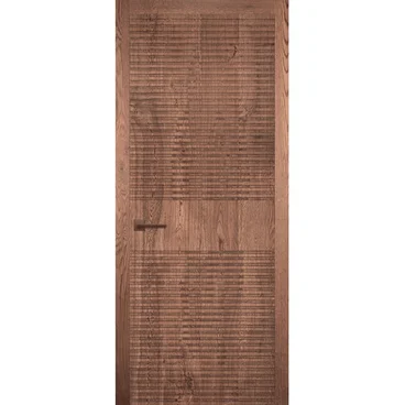 Межкомнатная дверь массив дуба Легно 9 дуб морёный глухая