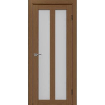 Межкомнатная дверь экошпон Турин 521.22 орех остеклённая