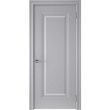 Межкомнатная дверь эмаль Текона Смальта 48 серая глухая