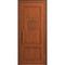Межкомнатная дверь массив дуба Статус коньяк патина шоколад глухая