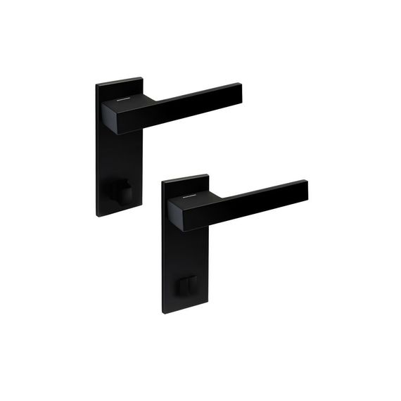 Дверная ручка Comit Profil Doors 360PL на планке PL65 чёрный матовый с завёрткой