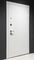 Входная дверь Президент Лайн ПВХ белый матовый панель престиж 1/2