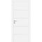 Межкомнатная дверь экошпон Profilo Porte PX-12 белая с алюминиевой кромкой с 4-х сторон