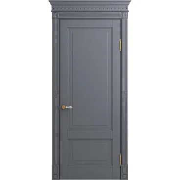 Межкомнатная дверь массив бука Viporte Бьелла тауп глухая