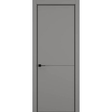 Межкомнатная дверь керамик MN 2 серый глухая