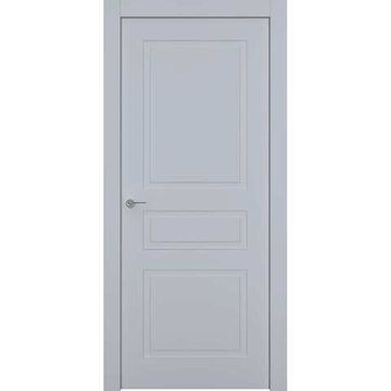 Межкомнатная дверь эмаль Классика 3 RAL 7047 глухая